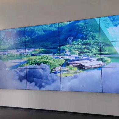 某國(guó)營企業(yè)內(nèi)部大屏展示廳